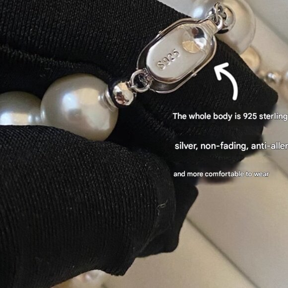 ✨ Artificial Pearl Beaded Necklace - Multiple Sizes & Lengths - Picture 7 of 7